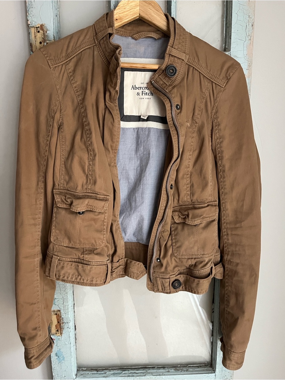 Abercrombie & Fitch Women's Brown Utility Jacket - Picture 2 of 4